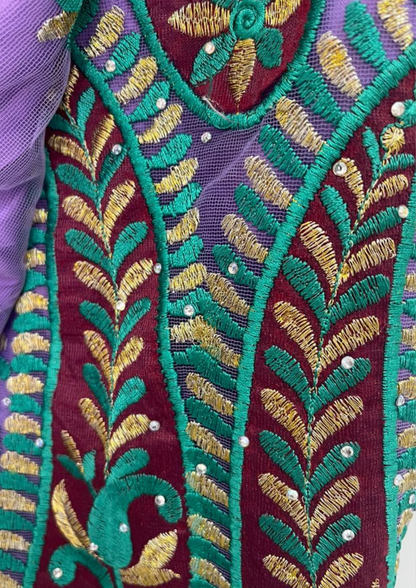 Abaya brodée - L/XL - A84