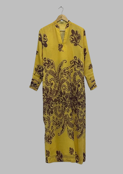 Abaya florale - M/L - A89