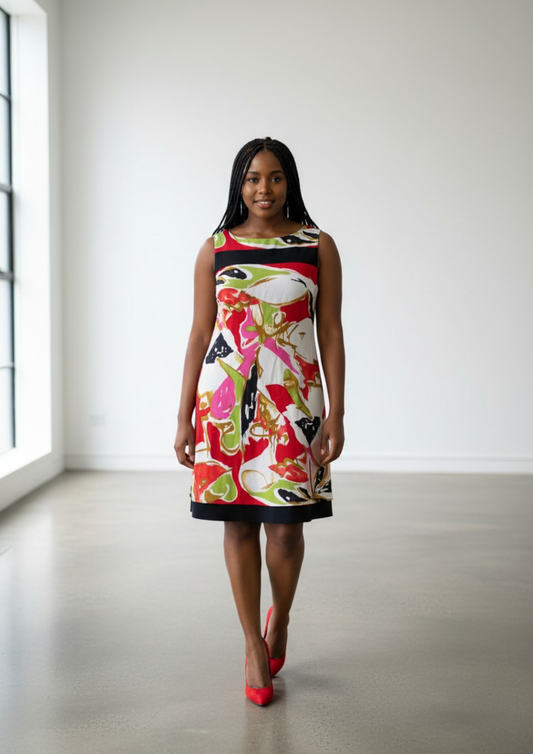 Robe florale - M/L - C60