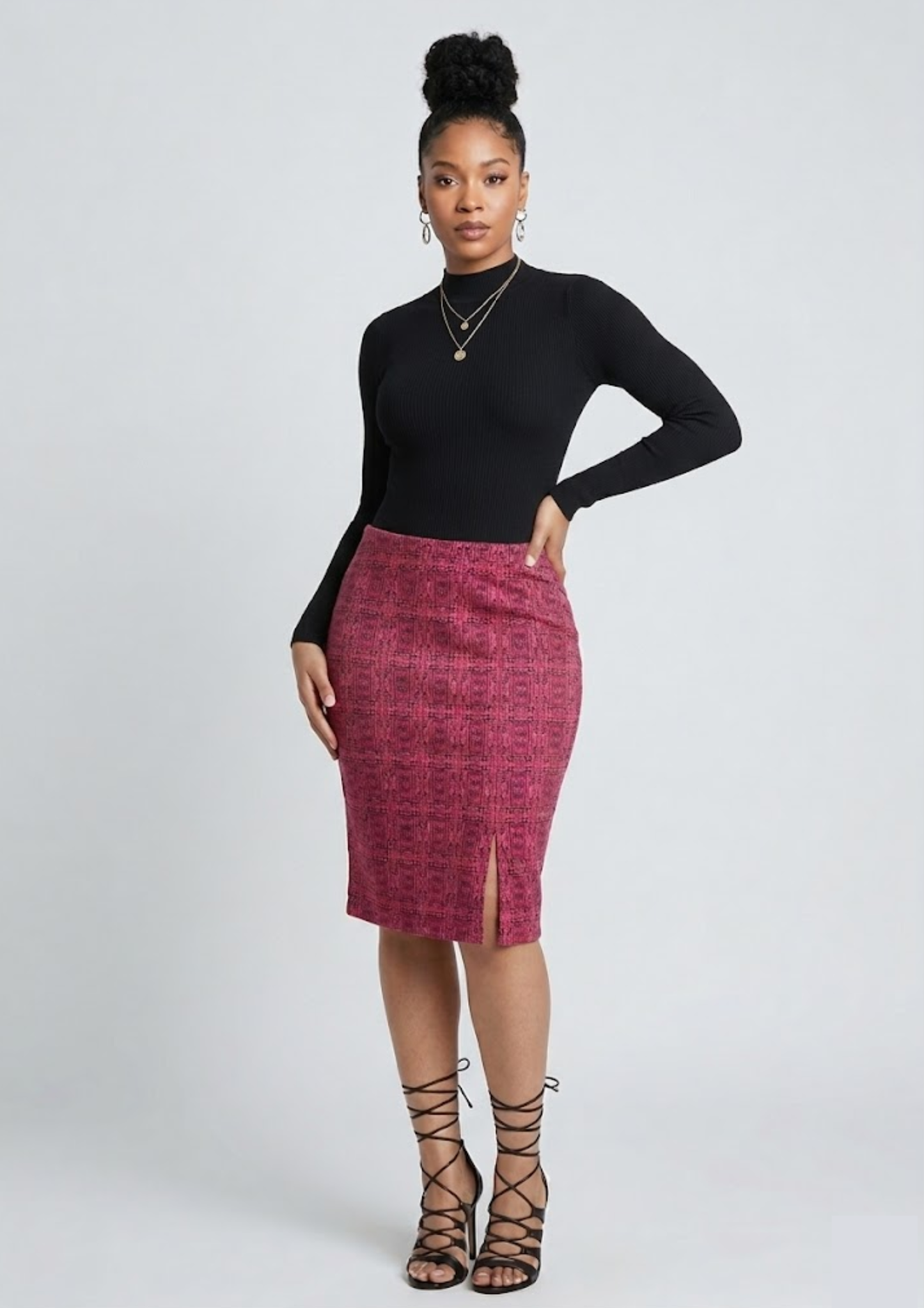 Jupe à motifs - Taille XL (J104)