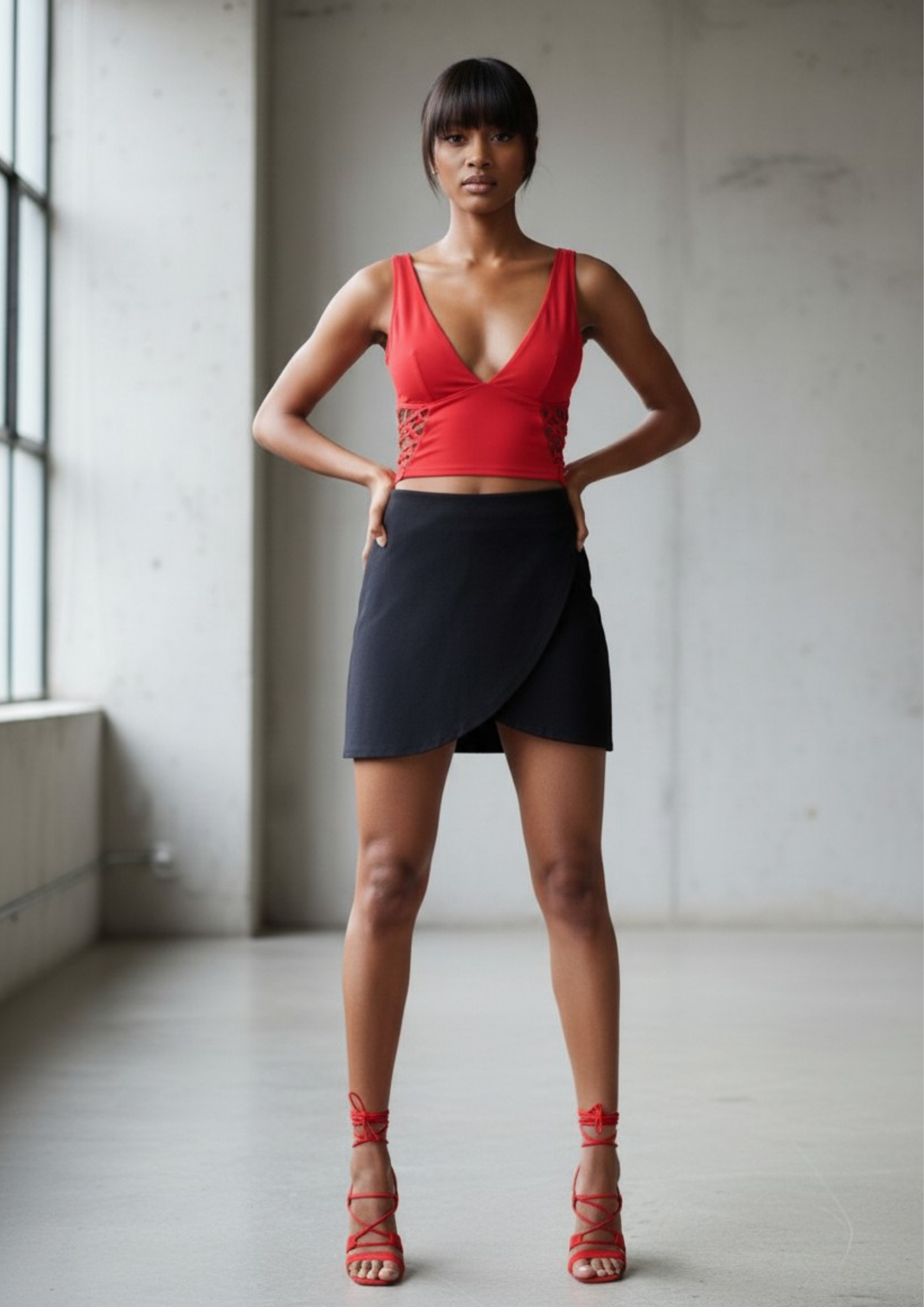 Mini jupe croisée - Topshop - Taille S (J42)