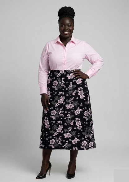 Jupe florale - Damart - Taille XL(J46)