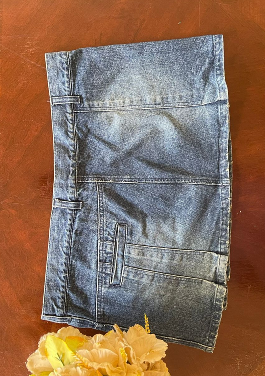 Jupe jean vintage - Denim - Taille 2XL (J102)