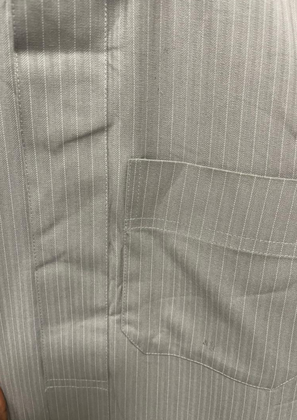 Jellaba gris rayé - XS - J12
