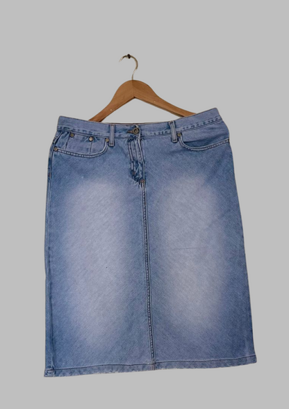 Jupe jean - River Island - Taille L (J123)