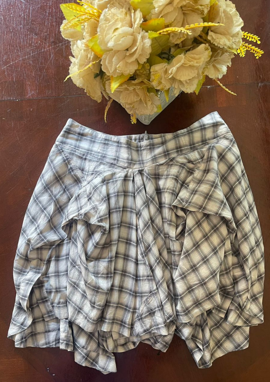 Jupe à carreaux - Spitalfields - Taille L/XL (J125)