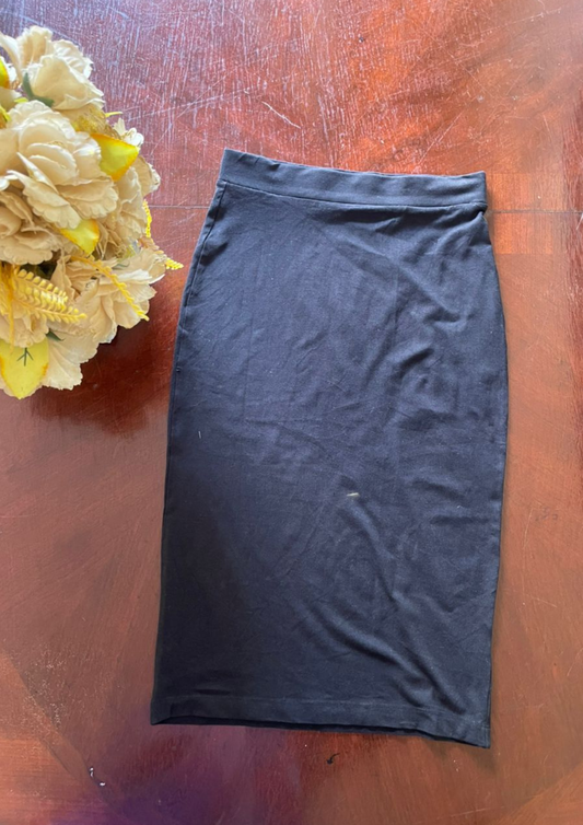 Jupe noire droite - Taille S (J127)