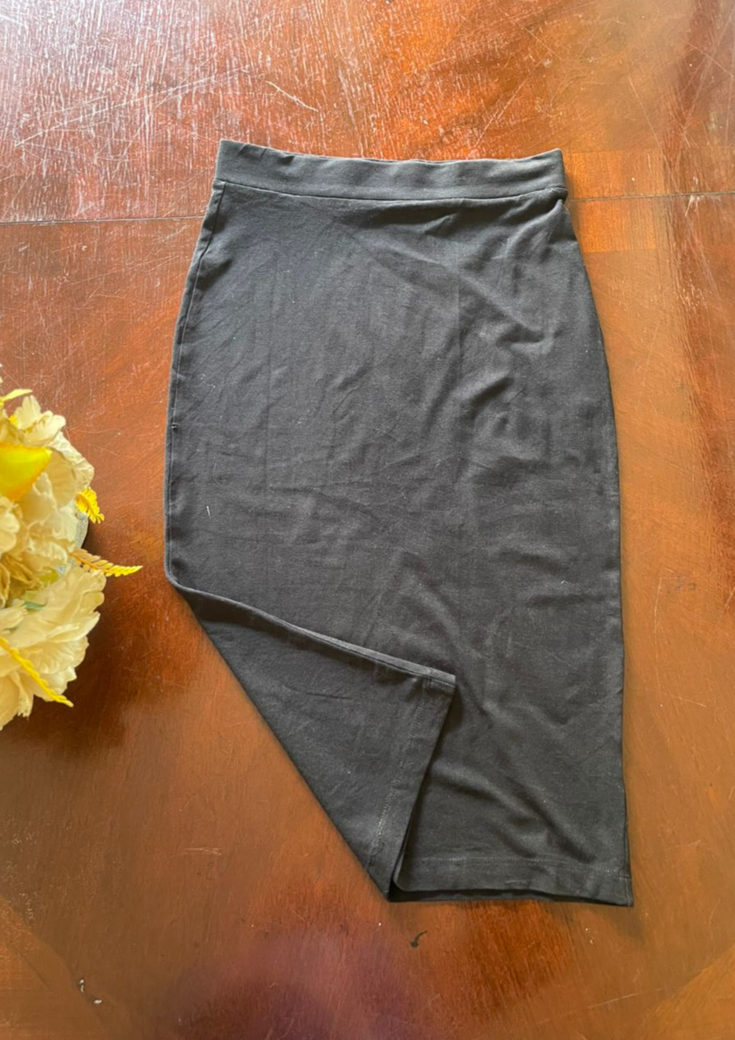 Jupe noire droite - Taille S (J127)