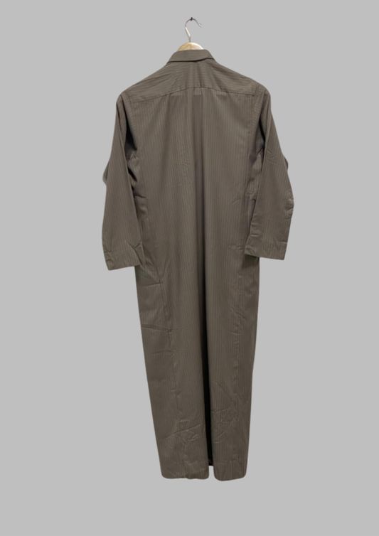 Jellaba gris rayé - XS - J12