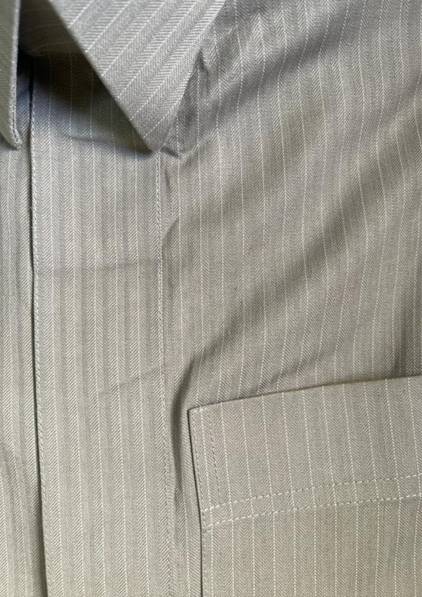 Jellaba gris rayé - XS - J12