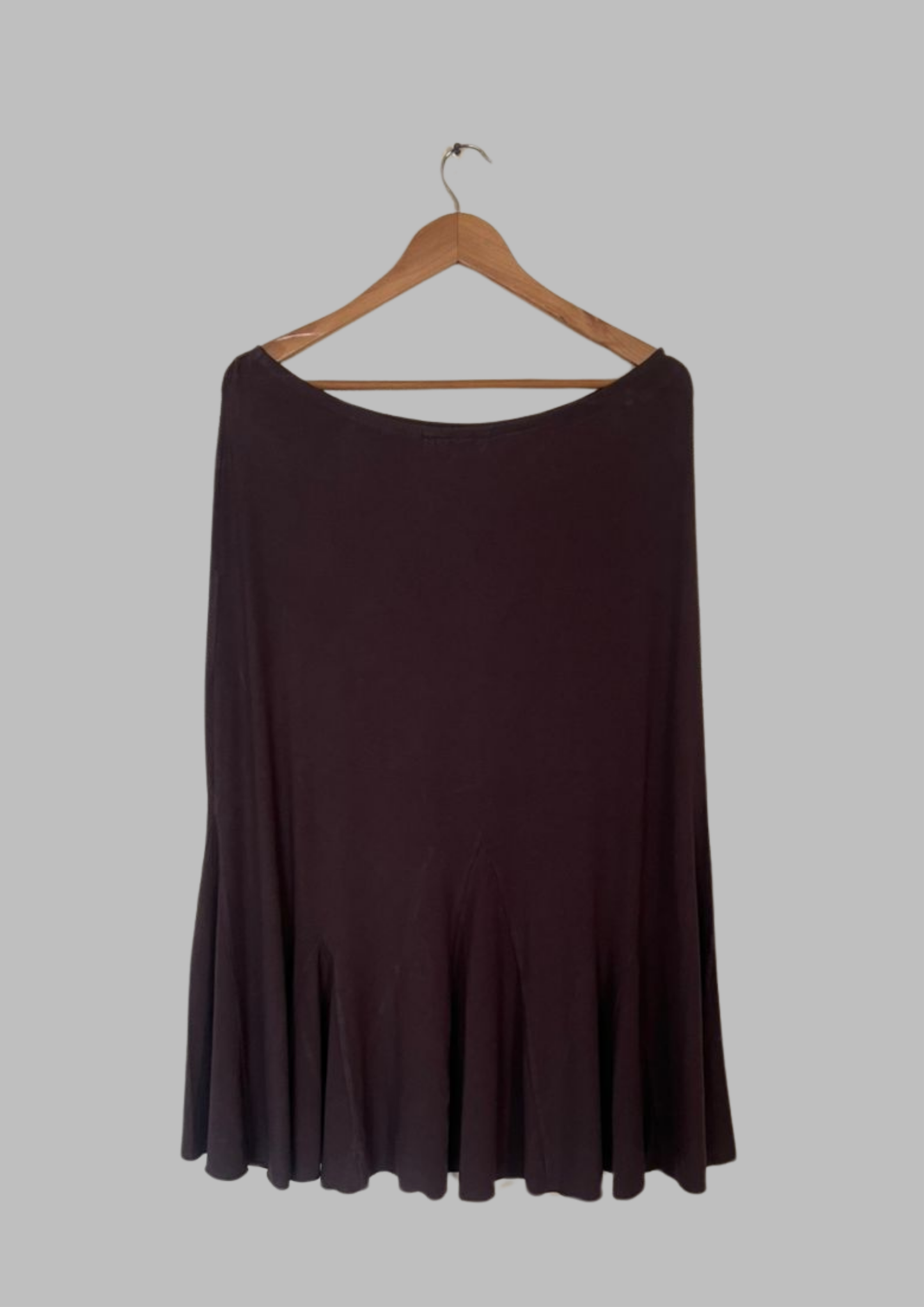 Jupe évasée marron - Per Una - Taille XL (J130)