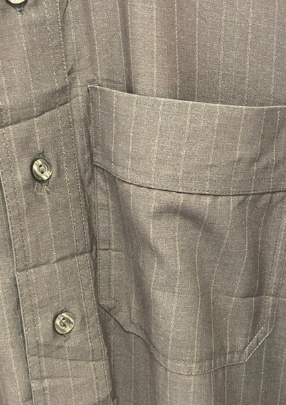 Jellaba marron bandes - XL - J17