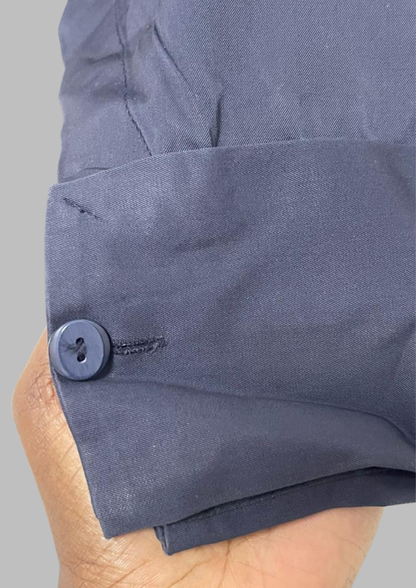 Jellaba bleu foncé - L - J31