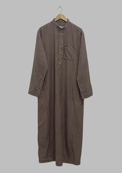 Jellaba beige rayures - L/XL - J26