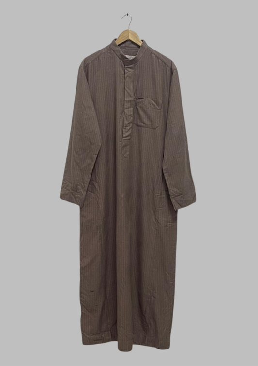 Jellaba beige rayures - L/XL - J26