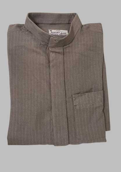 Jellaba beige rayures - L/XL - J26