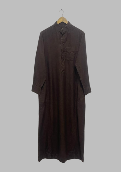 Jellaba marron foncé - M/L - J33