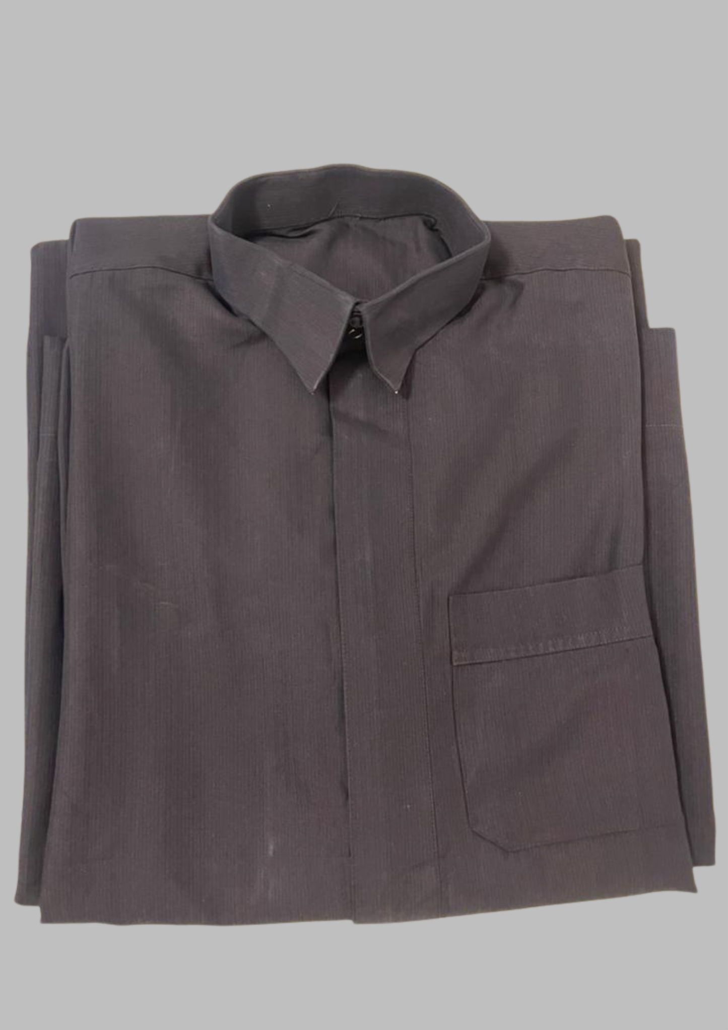 Jellaba bleu rayé - 2XL - J37