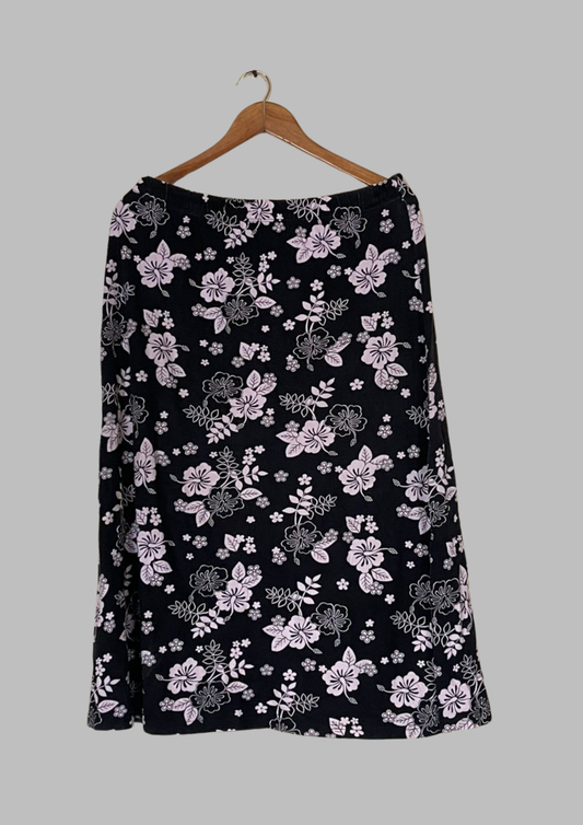 Jupe florale - Damart - Taille XL(J46)