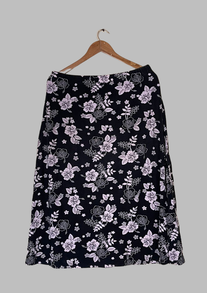 Jupe florale - Damart - Taille XL(J46)
