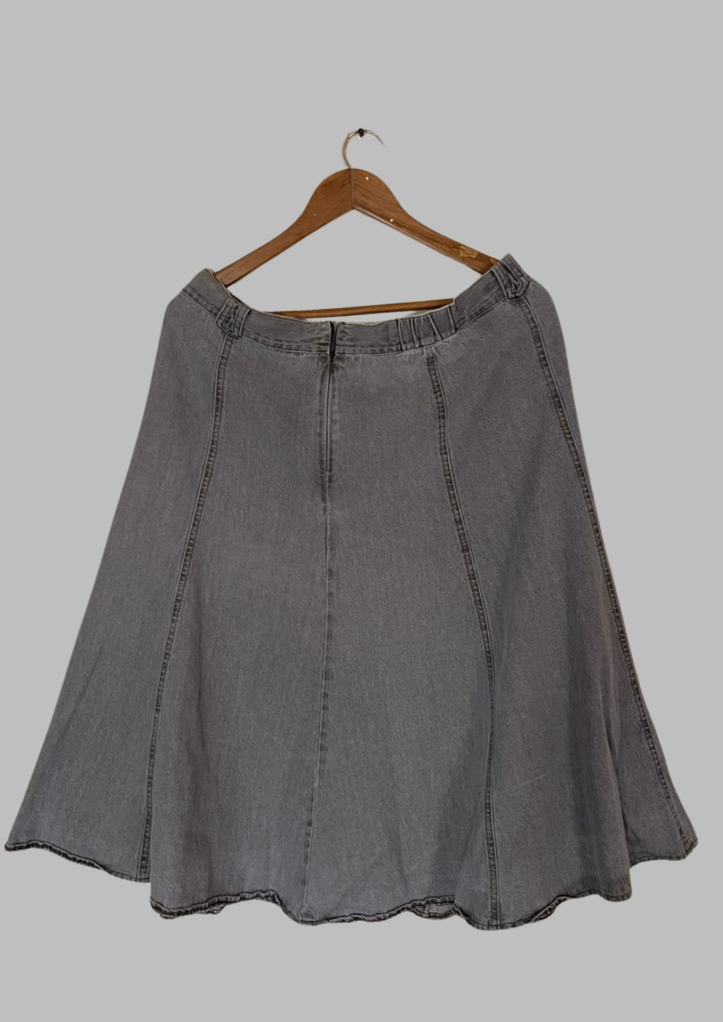Jupe jean grise - Classic - Taille 2XL (J74)