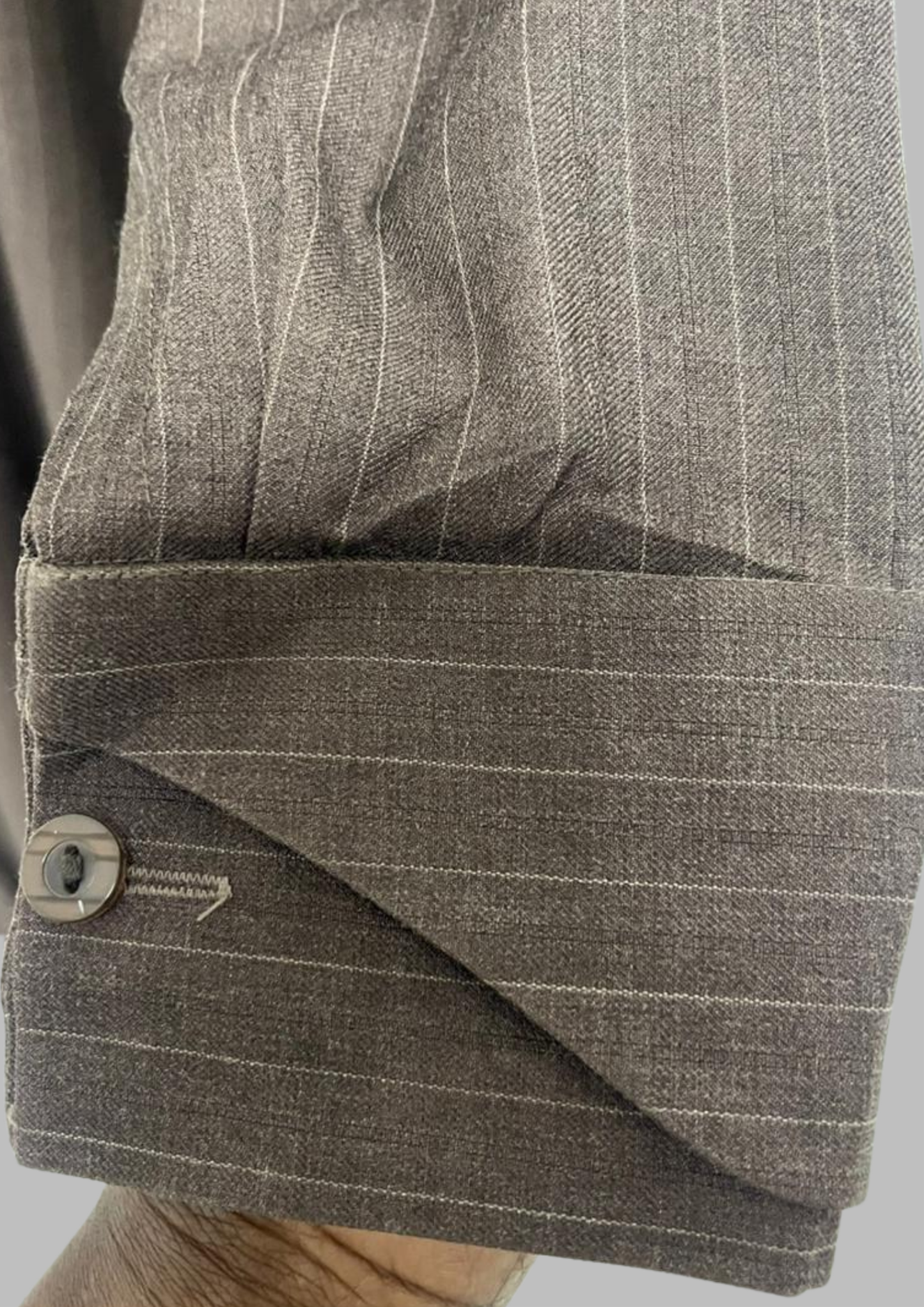 Jellaba bandes marron - L - J7