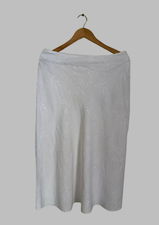 Jupe brodée - M&CO - Taille L (J80)