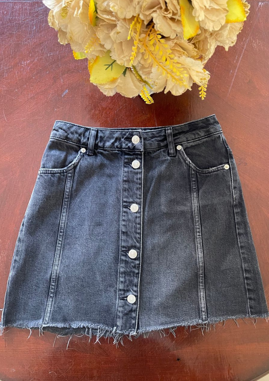 Jupe jean à boutons - Topshop - Taille S (J91)