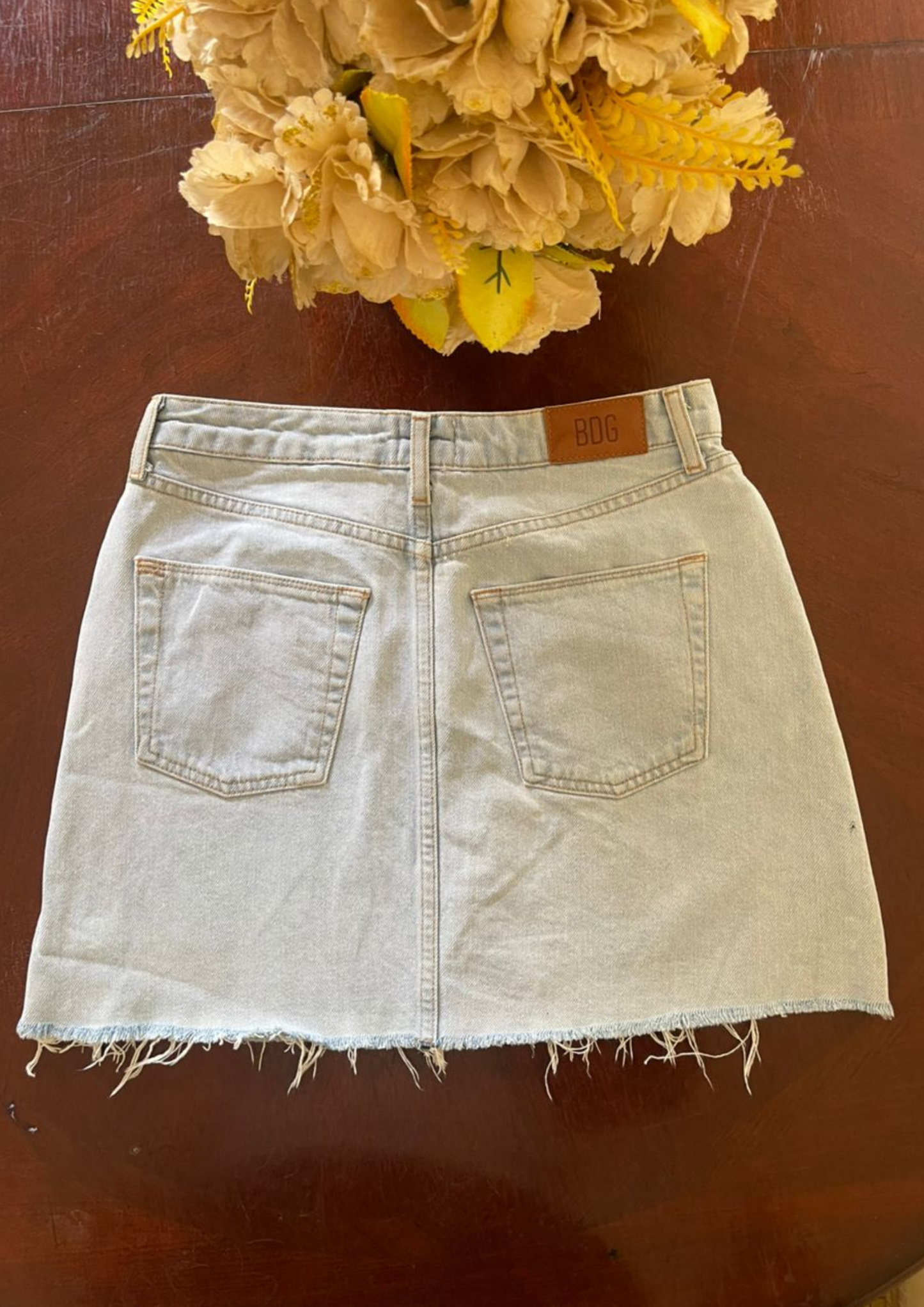 Jupe jean bleu clair - BDG - Taille S (J92)