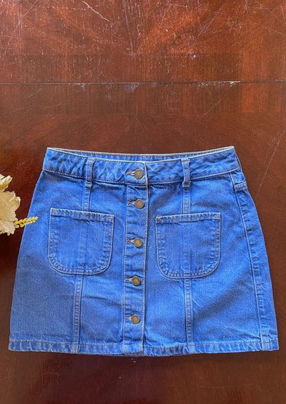 Jupe jean - River Island - Taille S (J99) ok