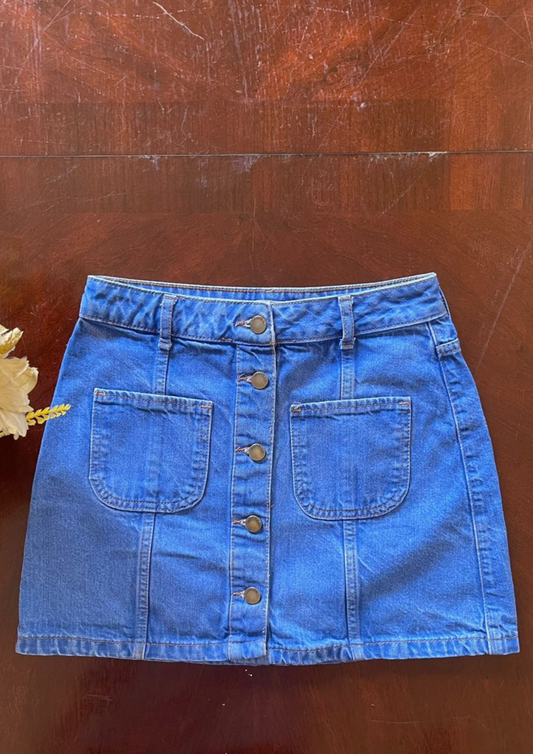 Jupe jean - River Island - Taille S (J99) ok