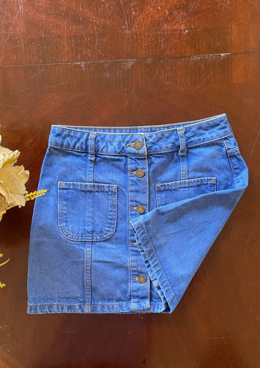 Jupe jean - River Island - Taille S (J99) ok