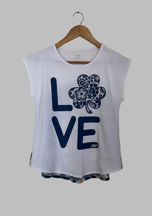 Haut floral imprimé - Taille S (M105)