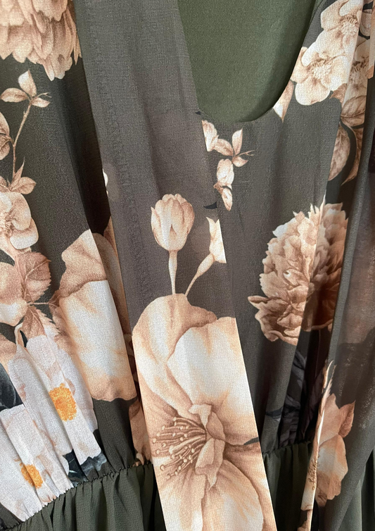 Robe florale - H6 - Taille S/M (M113)