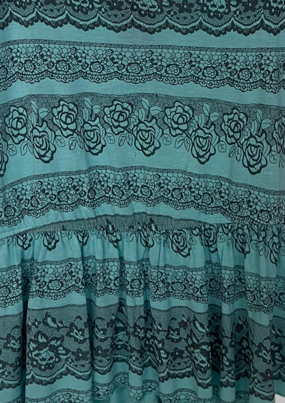 Haut floral - Attention - Taille S/M (M117)