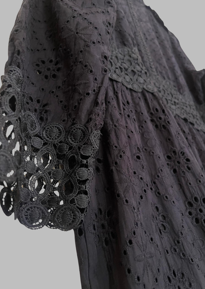 Robe brodée - Adiva - Taille XL (M124)