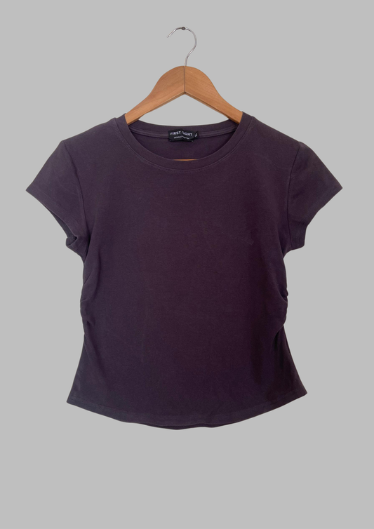 Haut marron - First - Taille S (M128)