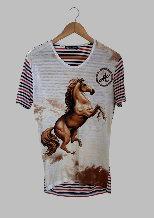 Haut à motifs - MV - Taille M (M132)
