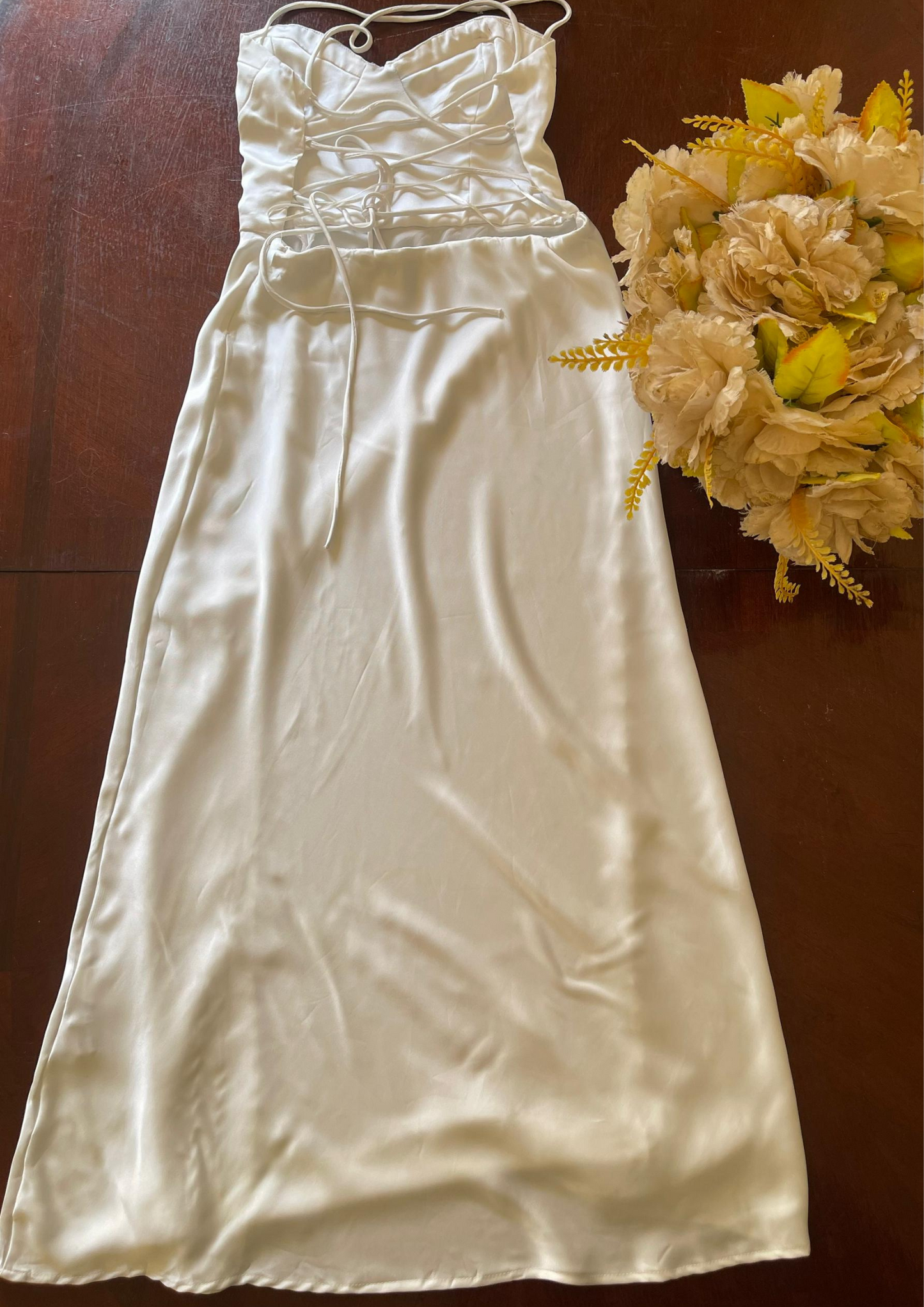Robe lacets - Zara - Taille S (M137)