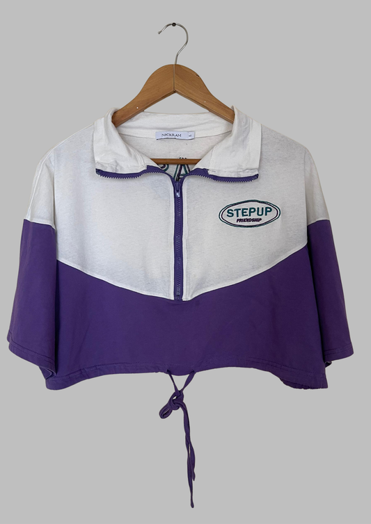 Crop top à zip - Taille S (M138)
