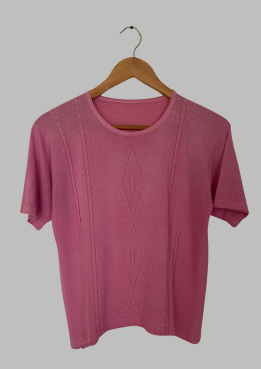 Haut fluide rose - Taille S/ (M152)