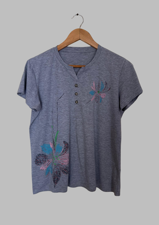 Haut à motifs - Taille S (M17)
