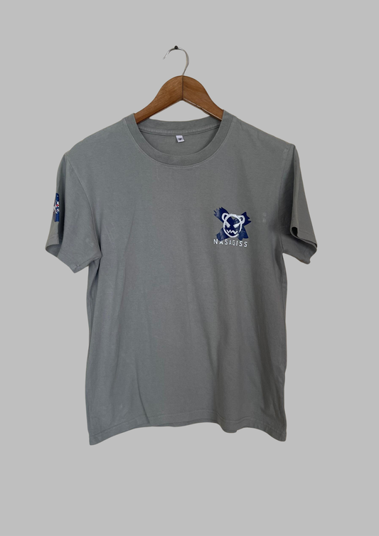T-shirt gris imprimé - Taille M (M4)