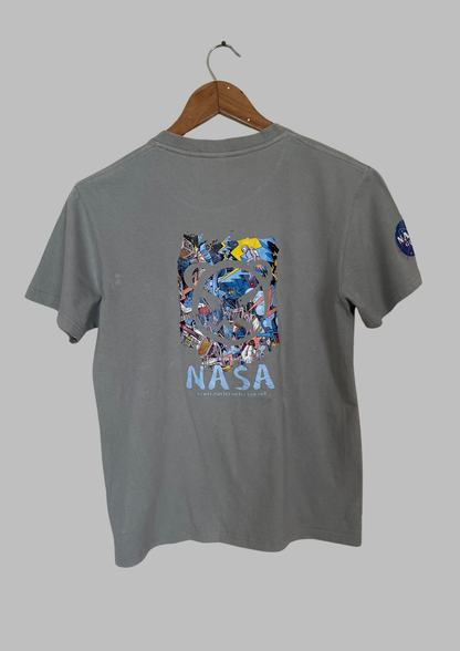 T-shirt gris imprimé - Taille M (M4)