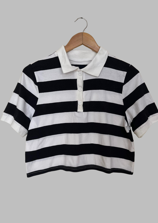 Haut crop à bandes - MG - Taille S/M (M52)