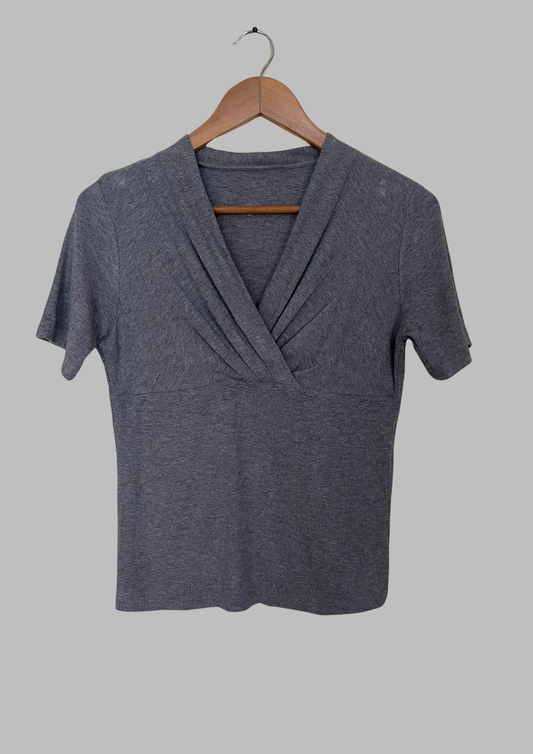 Haut croisé gris - Taille S/M (M70)