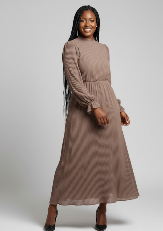 Robe plissée dame - Taille L/XL (N10)