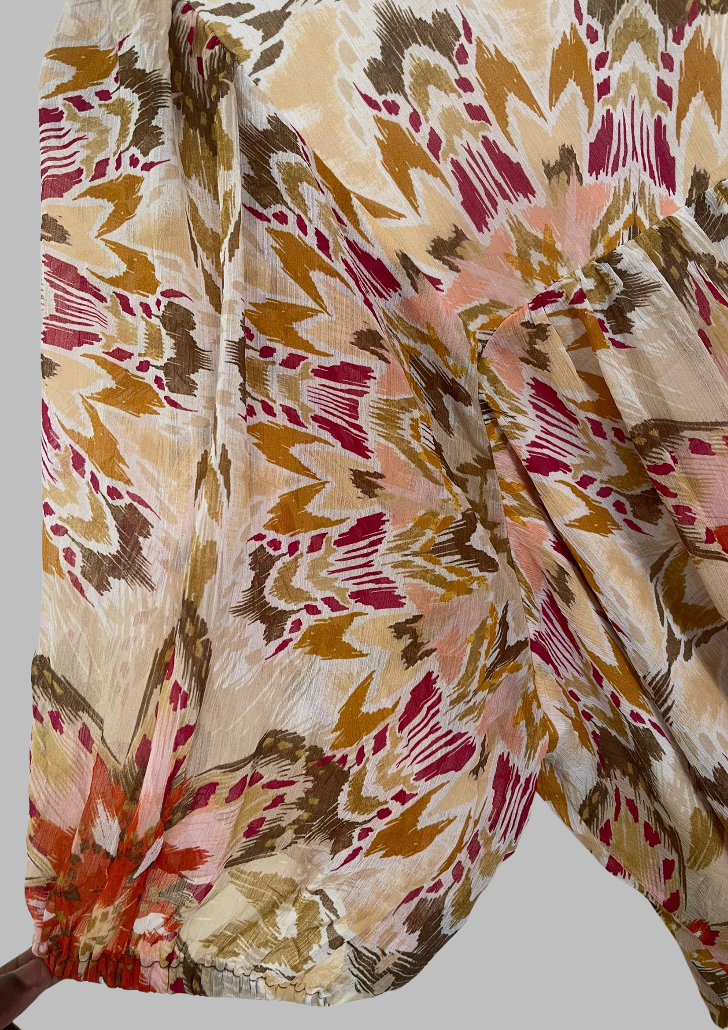 Robe florale - Papaya - Taille L/XL (N1)