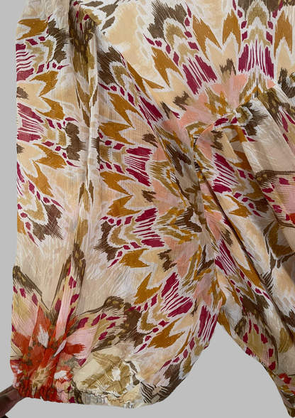 Robe florale - Papaya - Taille L/XL (N1)