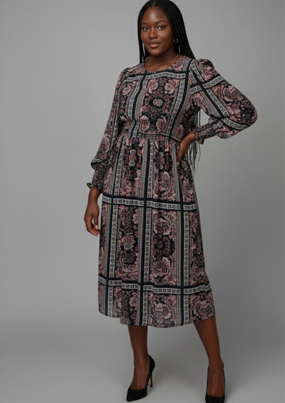 Robe florale - Boohoo - Taille L/XL (N23)